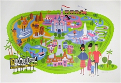 Shag Disneyland Map 50th Anniversary Original Print
Lowbrow Artwork
Pop Surrealism
