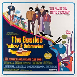 Yellow Submarine Original US Six Sheet