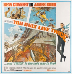 You Only Live Twice Original US Six Sheet
Vintage Movie Poster
James Bond