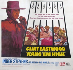 Hang Em High Original US Six Sheet
Vintage Movie Poster
Clint Eastwood