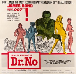 Dr. No Original US Six Sheet
Vintage Movie Poster
James Bond