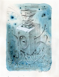 Jeff Soto Fever Original Acrylic Paper
Lowbrow Artwork
Pop Surrealism
