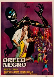 Black Orpheus Original Spanish One Sheet
Vintage Movie Poster
Marcel Camus