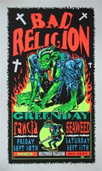 Taz Bad Religion Original Rock Concert Poster