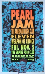 Taz Pearl Jam Original Rock Concert Poster