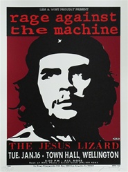 Taz Rage Against the Machine Suite of 4 Original Rock Concert Posters