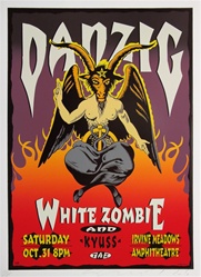 Taz Danzig Original Rock Concert Poster
