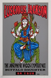 Taz Luscious Jackson Original Rock Concert Poster