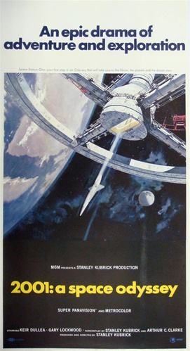 2001 A Space Odyssey Original US Three Sheet Vintage Movie Poster Kubrick
