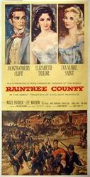 Raintree County Original US Three Sheet