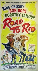 Road to Rio Original US Three Sheet