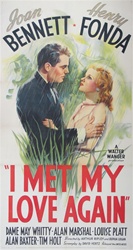 I Met My Love Again Original US Three Sheet