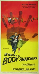 Invasion Of the Body Snatchers Original US Three Sheet