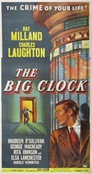 The Big Clock US Three Sheet