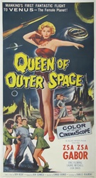 Queen Of Outer Space US Three Sheet