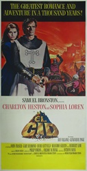 El Cid Original US Three Sheet
Vintage Movie Poster