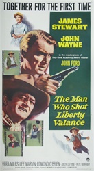 The Man Who Shot Liberty Valance Original US Three Sheet