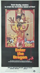 Enter The Dragon Original US Three Sheet