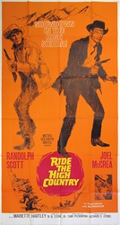 Ride the High Country Original US Three Sheet
Vintage Movie Poster