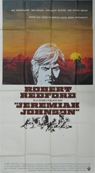 Jeremiah Johnson Original US Three Sheet
Vintage Movie Poster
Robert Redford