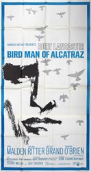 Bird Man Of Alcatraz Original US Three Sheet
Vintage Movie Poster
Burt Lancaster