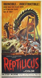 Reptilicus Original US Three Sheet
Vintage Movie Poster
Sci Fi