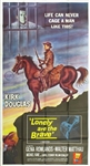 Lonely Are The Brave Original US Three Sheet
Vintage Movie Poster
Kirk Douglas
Gena Rowlands