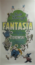 Fantasia Original US Three Sheet
Vintage Movie Poster
Disney