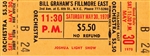Joshua Light Show Original Fillmore East Concert Ticket
Fillmore East
Bill Graham