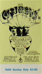 Cream Original Tickets
Fillmore Auditorium
Stanley Mouse