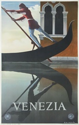 Venezia Original Travel Poster