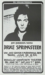 Bruce Springsteen Concert Poster