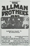 Allman Brothers Band Concert Poster