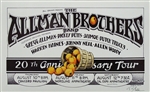 Allman Brothers 20th Anniversary Concert Poster