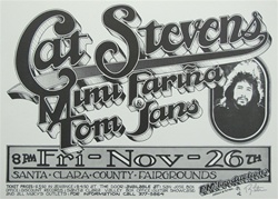 Cat Stevens Concert Poster