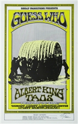 Guess Who And Albert King Original Concert Poster 
Vintage Rock Poster
Randy Tuten