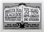 Grateful Dead And The Beach Boys And Ten Years After Original Concert Poster
Vintage Rock Poster
Randy Tuten
