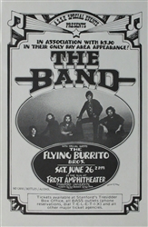 The Band And The Flying Burrito Brothers Concert Poster
Vintage Rock Poster
Randy Tuten