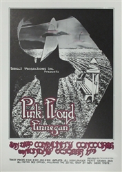 Pink Floyd Original Concert Poster at the Oakland Coliseum by Randy Tuten