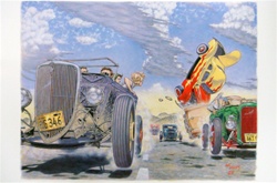 Robert Williams Hot Rod Race Poster