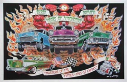 Robert Williams Masters of the Fifties Chevys Poster