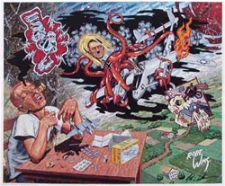 Robert Williams Patrick has a Glue Dream Limited Edition Lithograph
