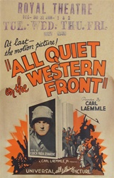 All Quiet on the Western Front US Window Card