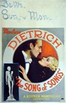 The Song of Songs US Window Card
Vintage Movie Poster
Marlene Dietrich