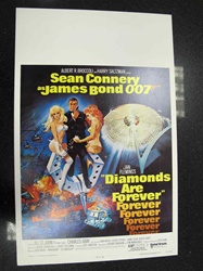 Diamonds Are Forever US Window Card