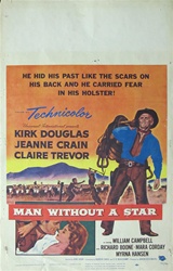 Man Without a Star US Window Card