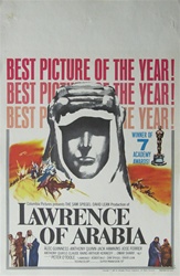 Lawrence of Arabia US Window Card