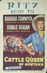 Cattle Queen of Montana US Window Card