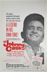 Johnny Cash The Man, His World, His Music US Window Card
Vintage Movie Poster
