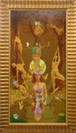 James Zar Spiritual Tree Huggers Original Painting